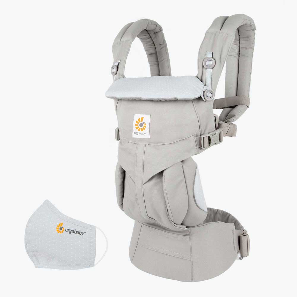 Omni 360 Baby Carrier All-In-One: Anti-Microbial - Grey Diamond