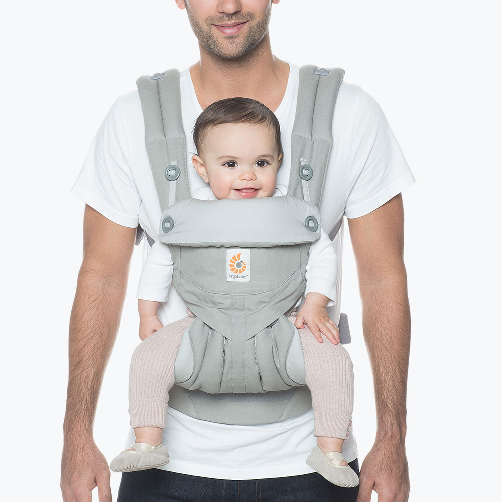 360 All Positions Baby Carrier: Pearl Grey